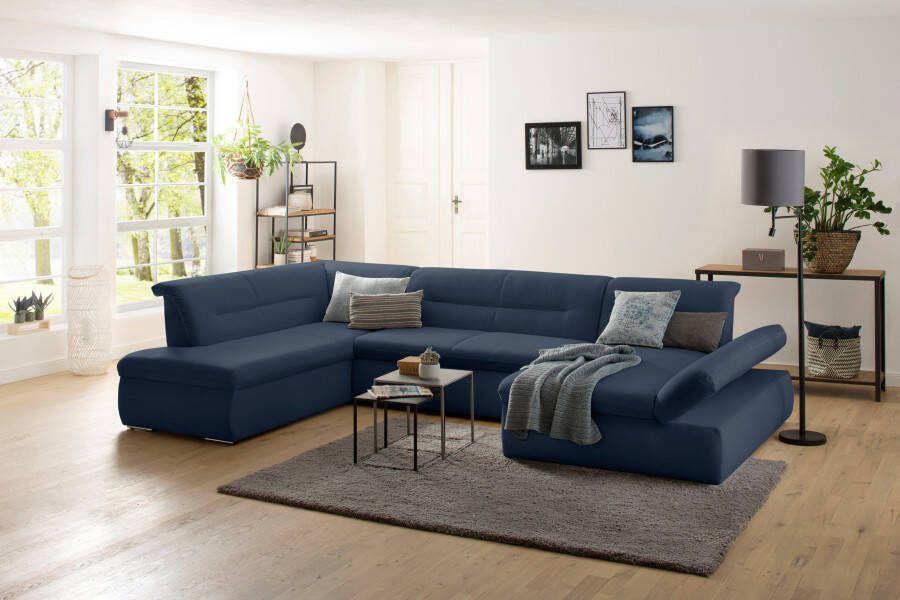 INOSIGN Zithoek Avesa U-vorm Naar keuze met verstelbare armleuningen en slaapfunctie bxdxh: 355x216x80cm
