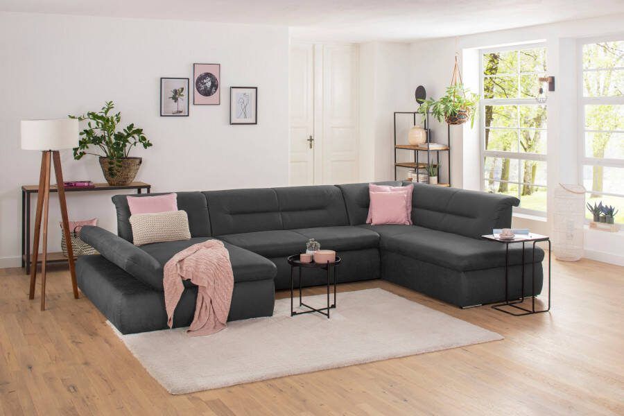 INOSIGN Zithoek Avesa U-vorm Naar keuze met verstelbare armleuningen en slaapfunctie bxdxh: 355x216x80cm - Foto 10