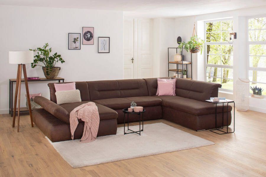 INOSIGN Zithoek Avesa U-vorm Naar keuze met verstelbare armleuningen en slaapfunctie bxdxh: 355x216x80cm - Foto 9