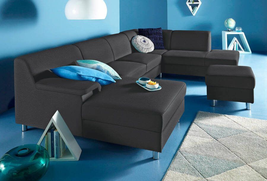 INOSIGN Zithoek Jamie tijdloos design stevig zitcomfort veel ruimte U-vorm - Foto 6