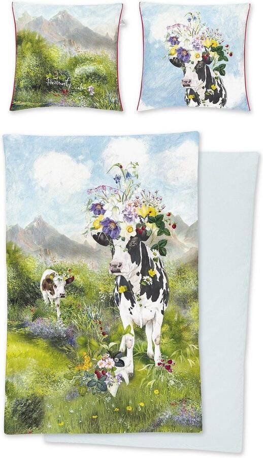 Irisette Tweezijdig te gebruiken overtrekset Magic-K 8844 elegante digitale print (2-delig) - Foto 3