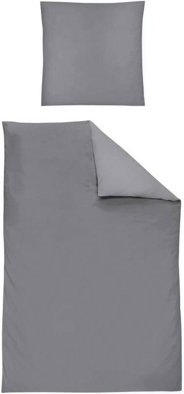 Irisette Overtrekset Premium satijnen beddengoed Parijs hoogwaardige uni premium beddengoed met rits 100% katoen - Foto 3