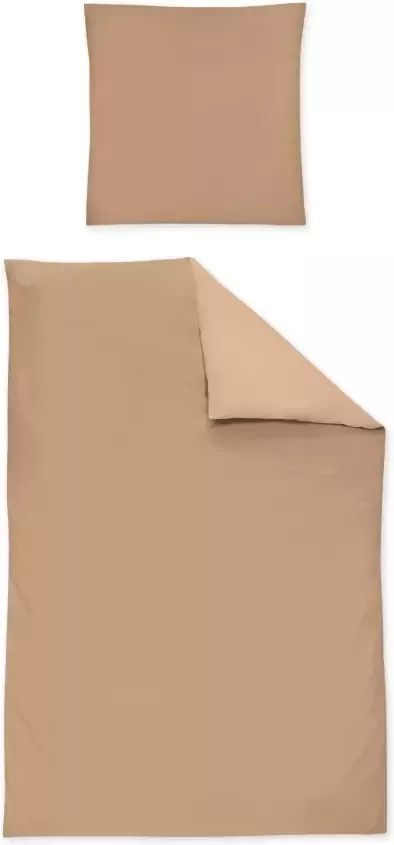 Irisette Overtrekset Premium satijnen beddengoed Parijs hoogwaardige uni premium beddengoed met rits 100% katoen - Foto 4