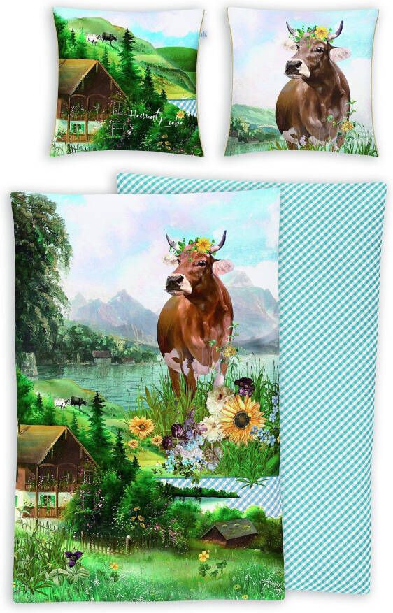 Irisette Tweezijdig te gebruiken overtrekset Magic-K 8862 elegante digitale print (2-delig) - Foto 3