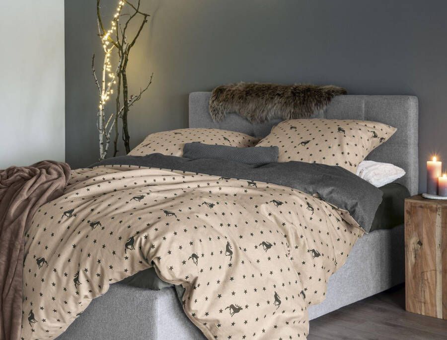 Irisette Tweezijdig te gebruiken overtrekset Panda 8395 knus zacht winterbedlinnen (2-delig) - Foto 4