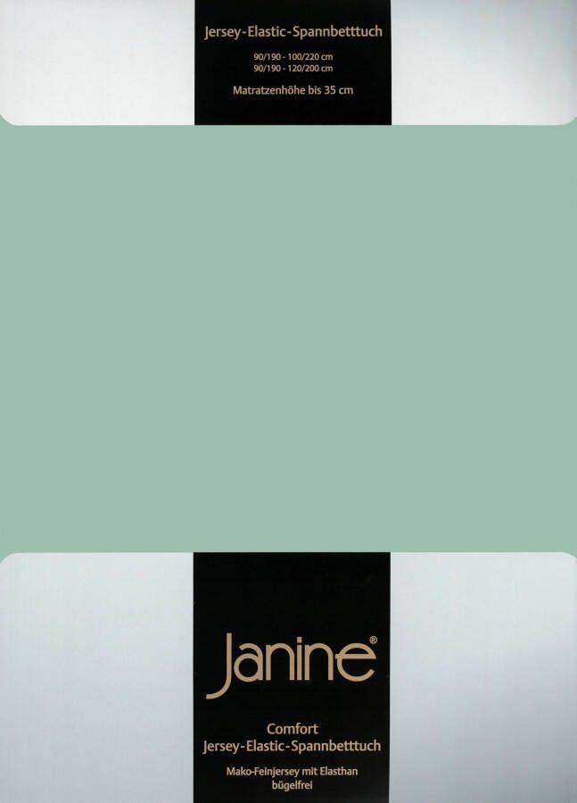 Janine Hoeslaken ELASTIC 5002 in mt. 90x200 140x200 en meer voor matrassen tot 35 cm hoog 95% katoen hoge kwaliteit duurzaam (1 stuk) - Foto 1
