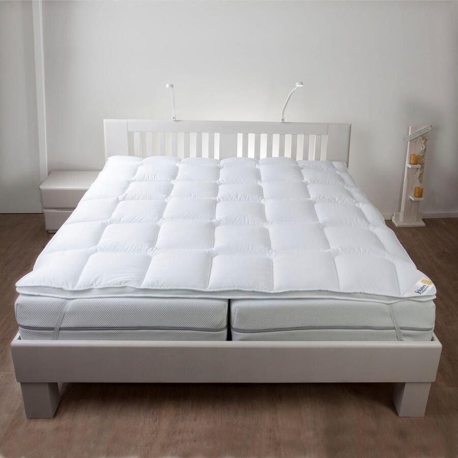 Vitality Pur Duo-Bed Matrastopper – 100x200 cm Vochtregulerende topper – Rondom Elastiek Ademend & Wasbaar - Foto 5