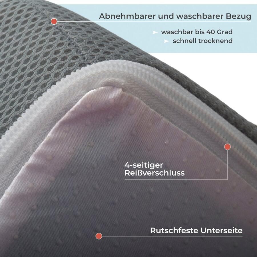 Jekatex Topmatras MULTIFLEX 3-zones comfort voor het verbeteren van je matras (1 stuk) - Foto 3