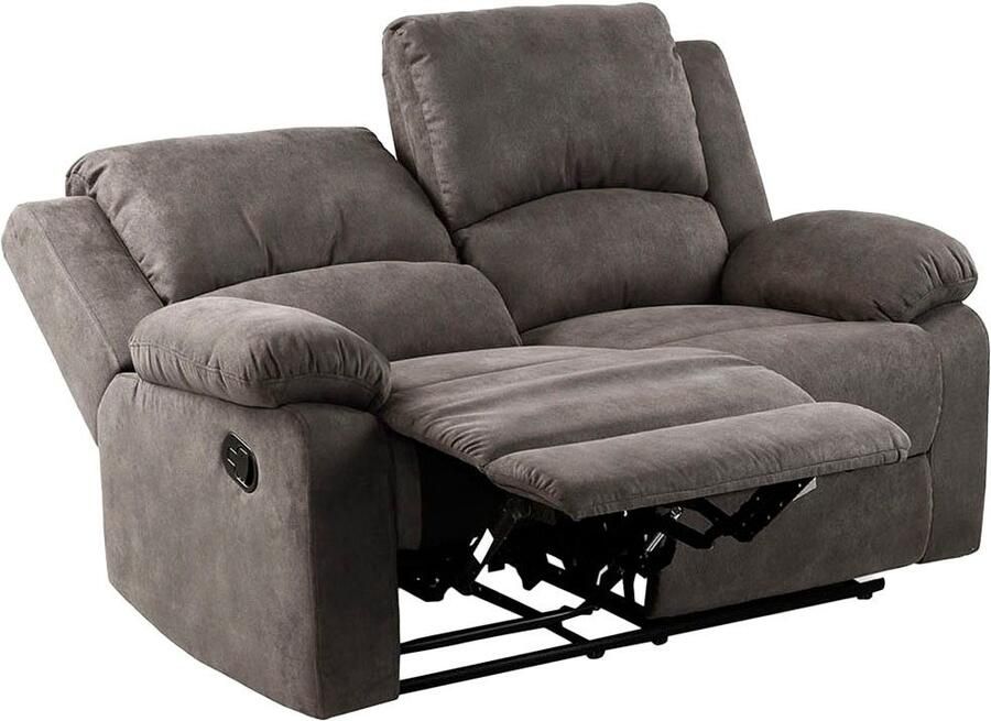 Jockenhöfer Gruppe 2-zitsbank Dakota Ligfunctie met halfautomatische relaxfunctie TFK bekleding - Foto 2