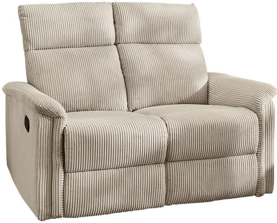 Jockenhöfer Gruppe 2-zitsbank Juist Ligfunctie met halfautomatische recliner-functie binnenvering