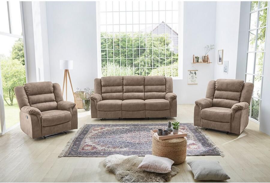 Jockenhöfer Gruppe Fauteuil Cleveland met ligfunctie door halfautomatische relaxfunctie vering - Foto 5