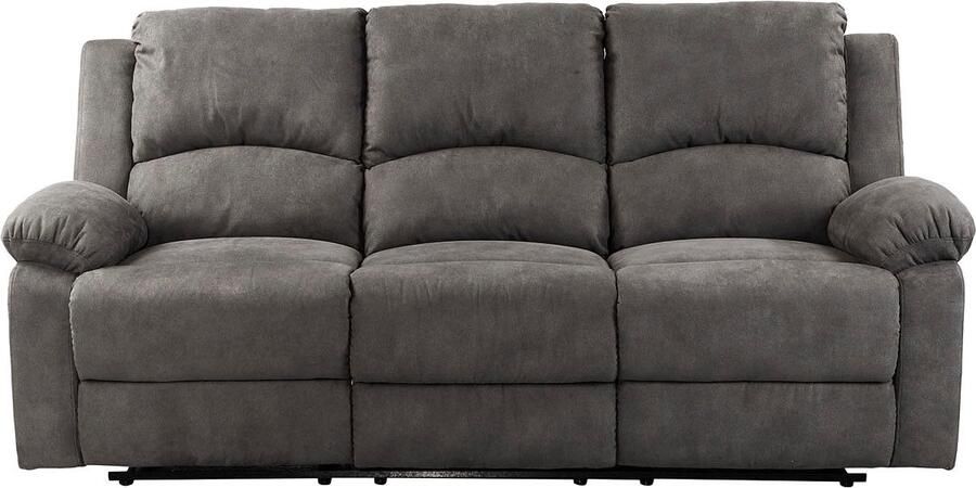 Jockenhöfer Gruppe 3-zitsbank Dakota Ligfunctie met halfautomatische relaxfunctie TFK bekleding - Foto 9