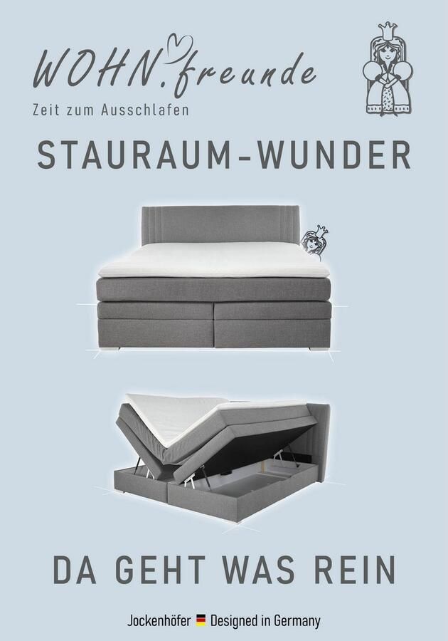 Jockenhöfer Gruppe Boxspring Amira OTTOs Choice! Topseller met bedkist en topper - Foto 9