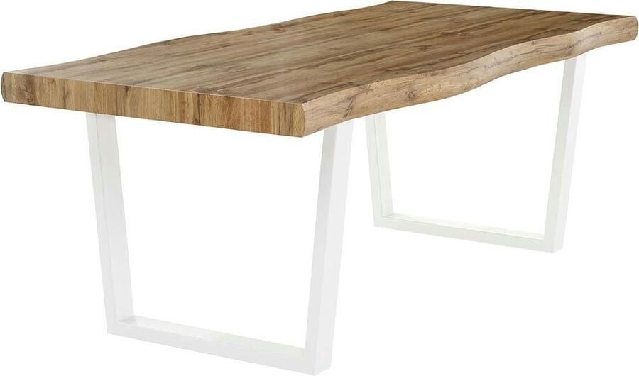 Jockenhöfer Gruppe Eettafel Don in boomrand-optiek 200x100 cm plaatdikte 8 cm - Foto 3