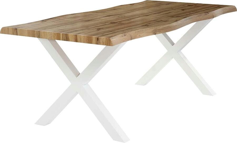 Jockenhöfer Gruppe Eettafel Wilson in boomrand-optiek 200x100 cm frame wit - Foto 4