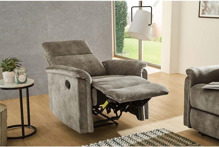 Jockenhöfer Gruppe Fauteuil Amrum Ligfunctie met halfautomatische relaxfunctie TFK bekleding - Foto 7