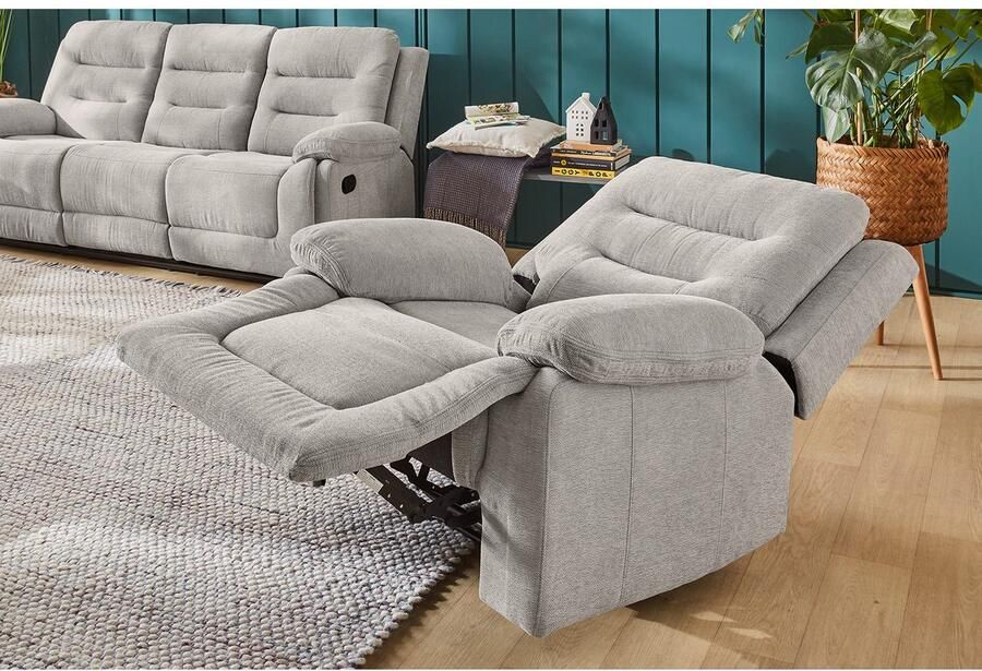 Jockenhöfer Gruppe Fauteuil Sylt met ligfunctie door halfautomatische relaxfunctie vering - Foto 3