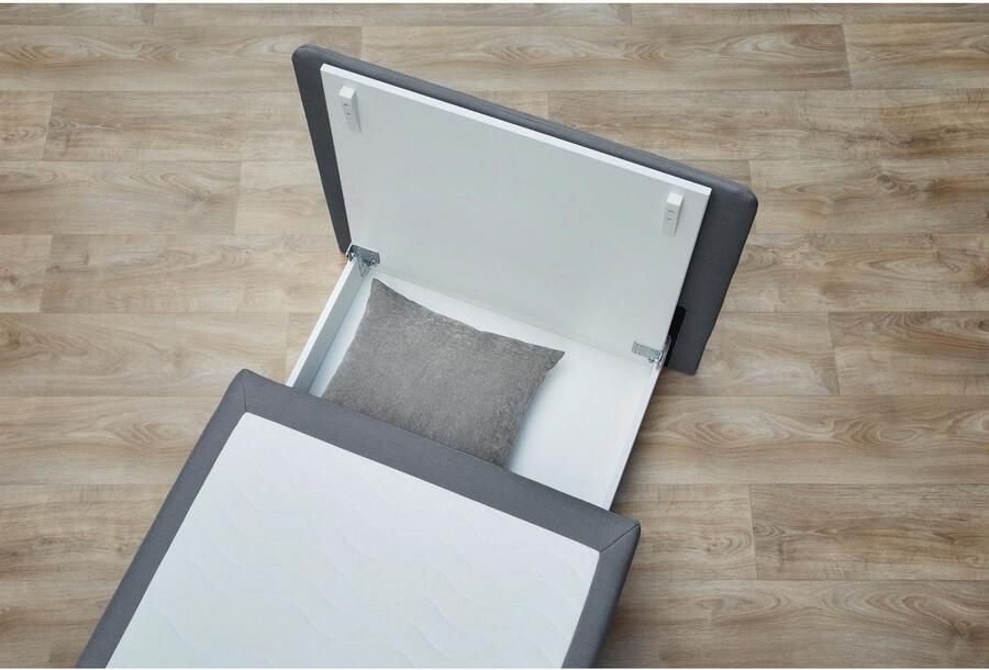 Jockenhöfer Gruppe Fauteuil Tunis met slaapfunctie en bergruimte ligoppervlak 80x200 cm