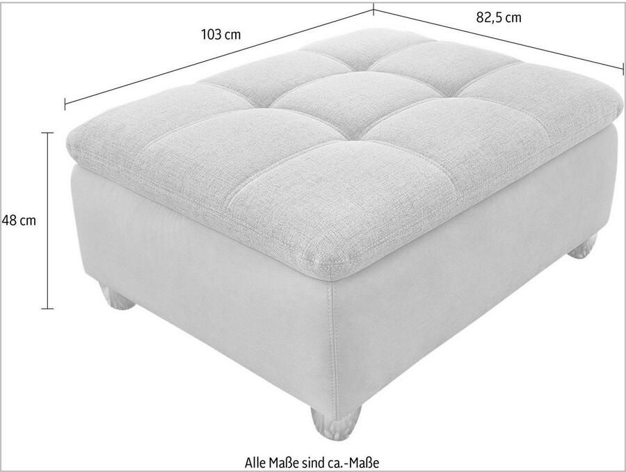 Jockenhöfer Gruppe Hocker Genua B: 103 cm naar wens te combineren - Foto 2