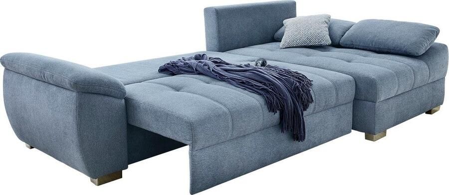 Jockenhöfer Gruppe Hoekbank Alster L-vorm met slaapfunctie en bedkist ottomane links of rechts te monteren - Foto 5