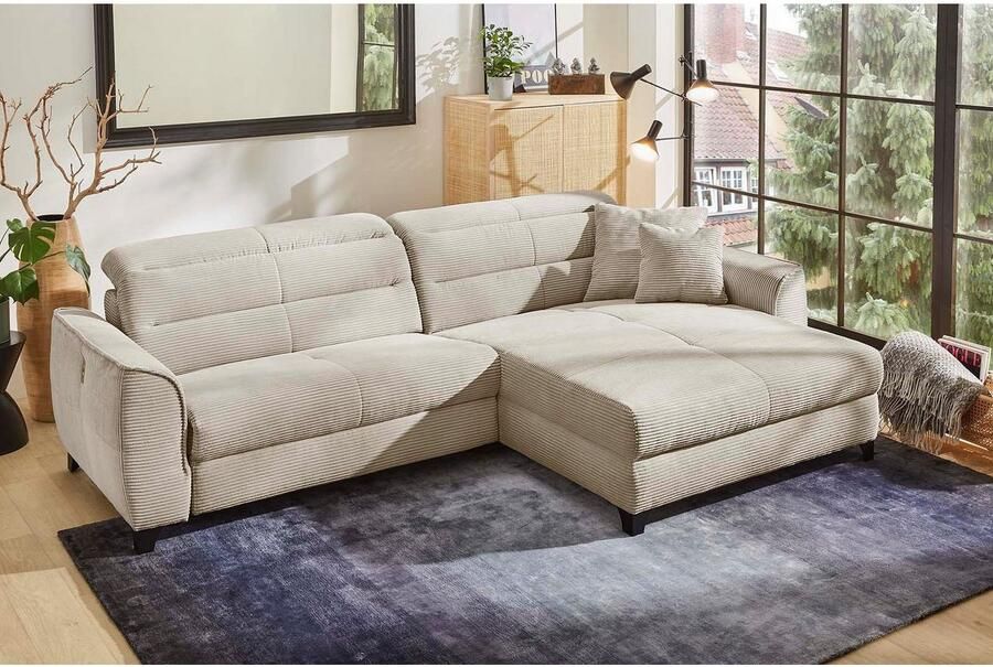 Jockenhöfer Gruppe Hoekbank Double One L-vorm met 2 x 120 cm brede elektrisch verstelbare relaxfuncties - Foto 5