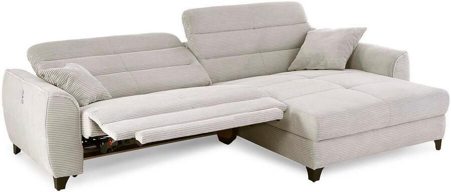 Jockenhöfer Gruppe Hoekbank Double One L-vorm met 2 x 120 cm brede elektrisch verstelbare relaxfuncties - Foto 6