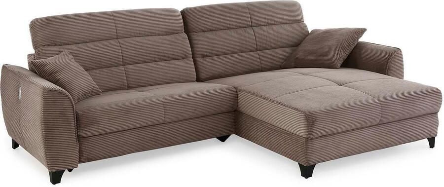 Jockenhöfer Gruppe Hoekbank Double One L-vorm met 2 x 120 cm brede elektrisch verstelbare relaxfuncties - Foto 8