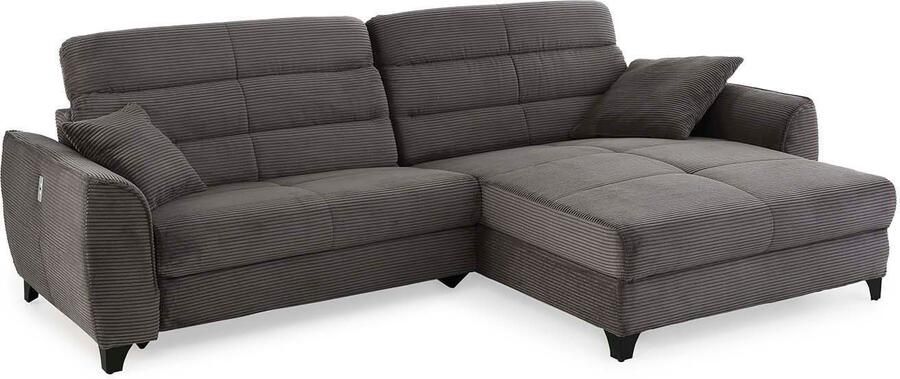 Jockenhöfer Gruppe Hoekbank Double One L-vorm met 2 x 120 cm brede elektrisch verstelbare relaxfuncties - Foto 7