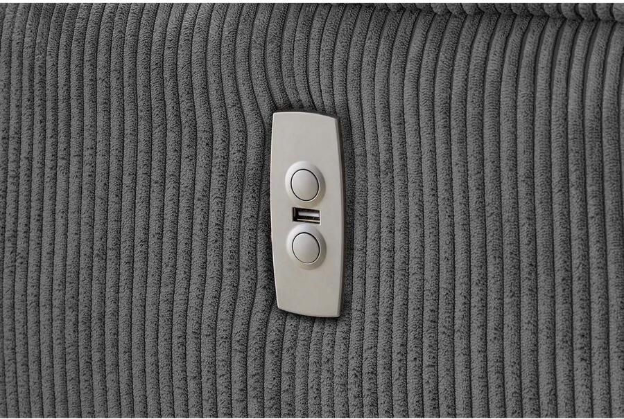 Jockenhöfer Gruppe Hoekbank Double One L-vorm met 2 x 120 cm brede elektrisch verstelbare relaxfuncties - Foto 6