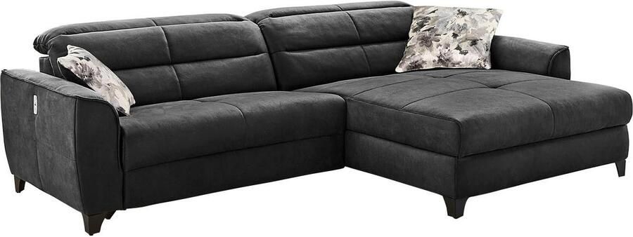 Jockenhöfer Gruppe Hoekbank Double One L-vorm met 2 x 120 cm brede elektrisch verstelbare relaxfuncties - Foto 7