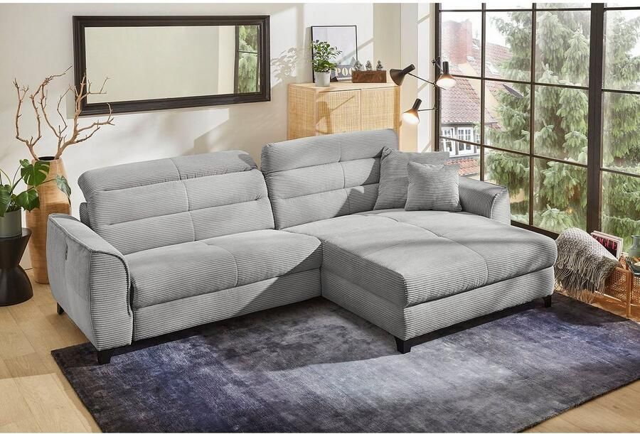 Jockenhöfer Gruppe Hoekbank Double One L-vorm met 2 x 120 cm brede elektrisch verstelbare relaxfuncties - Foto 6