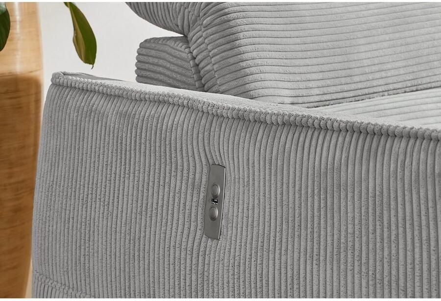 Jockenhöfer Gruppe Hoekbank Double One L-vorm met 2 x 120 cm brede elektrisch verstelbare relaxfuncties - Foto 5