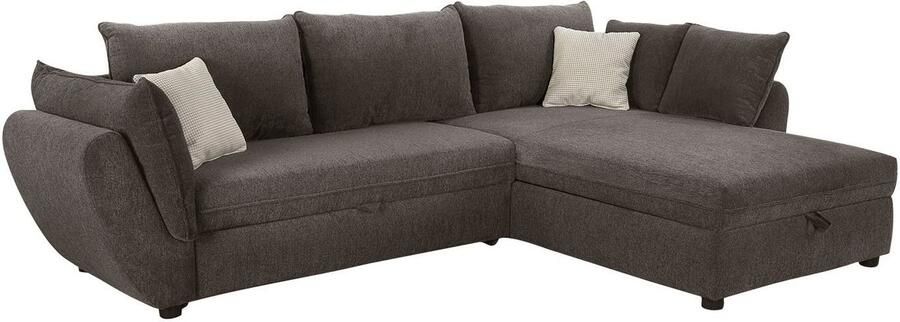 Jockenhöfer Gruppe Hoekbank Jerez L-vorm met bed- en relaxfunctie opbergvak bedlade golfvering ottomane - Foto 4