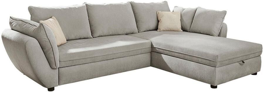 Jockenhöfer Gruppe Hoekbank Jerez L-vorm met bed- en relaxfunctie opbergvak bedlade golfvering ottomane - Foto 3