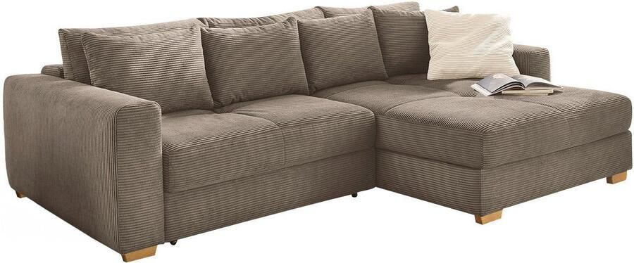 Jockenhöfer Gruppe Hoekbank Kampen Slaapbank functie binnenvering bedbox voetenbank poef Ottoman links of rechts te plaatsen - Foto 6