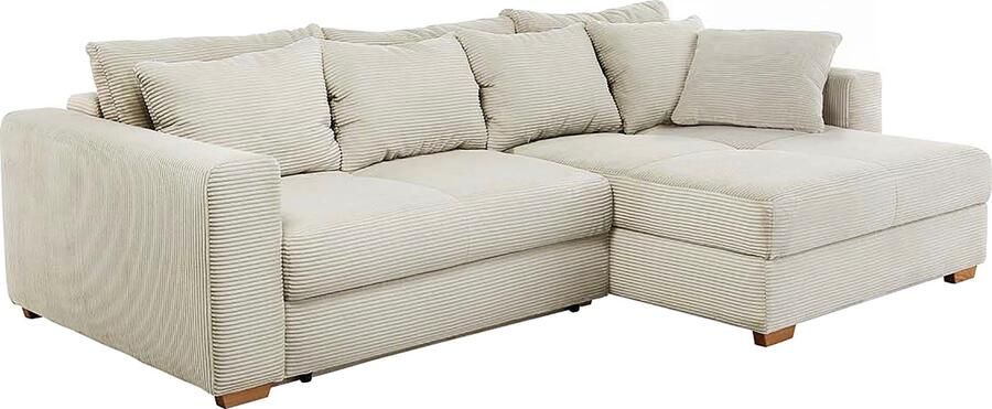 Jockenhöfer Gruppe Hoekbank Kampen Slaapbank functie binnenvering bedbox voetenbank poef Ottoman links of rechts te plaatsen - Foto 5