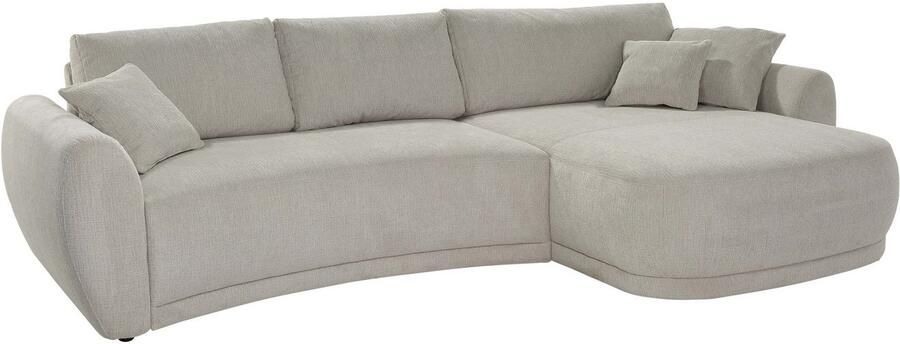 Jockenhöfer Gruppe Hoekbank Lagune L-model met binnenveringsinterieur in een zachte aantrekkelijke look kan links rechts worden gemonteerd - Foto 5