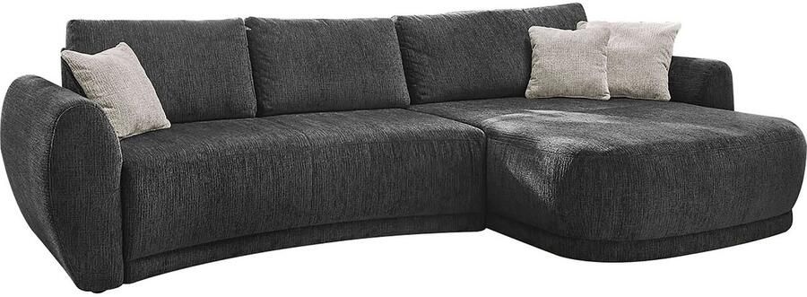 Jockenhöfer Gruppe Hoekbank Lagune L-model met binnenveringsinterieur in een zachte aantrekkelijke look kan links rechts worden gemonteerd - Foto 4