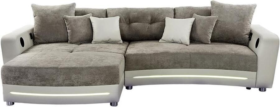 Jockenhöfer Gruppe Hoekbank Laredo L-vorm inclusief rgb-ledverlichting en bluetooth-geluidssysteem - Foto 13