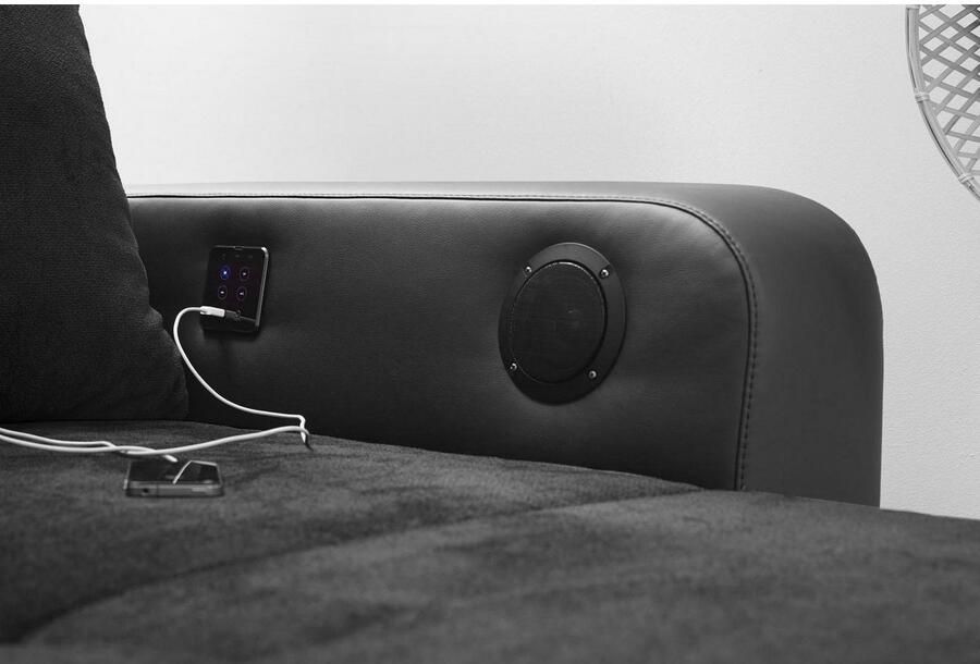 Jockenhöfer Gruppe Hoekbank Laredo L-vorm inclusief rgb-ledverlichting en bluetooth-geluidssysteem - Foto 7