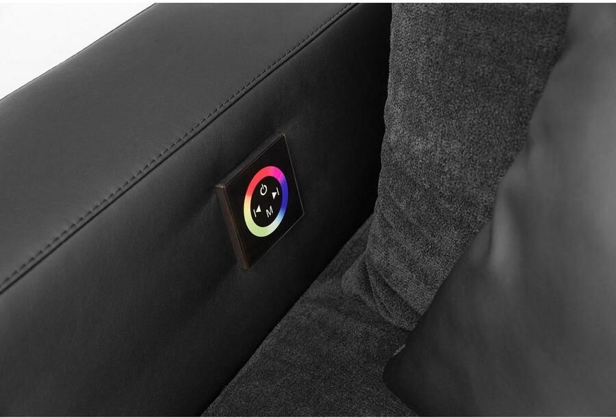 Jockenhöfer Gruppe Hoekbank Laredo L-vorm inclusief rgb-ledverlichting en bluetooth-geluidssysteem - Foto 6