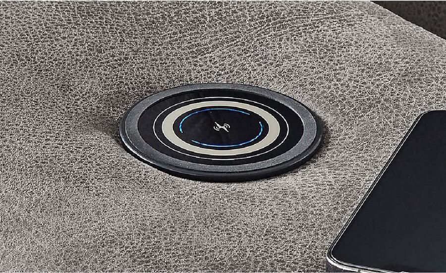 Jockenhöfer Gruppe Hoekbank LE MANS L-model met elektrische zitdiepteverstelling (30 cm) en inductieve oplaadmogelijkheid + usb a en c verstelbare hoofdsteunen - Foto 8