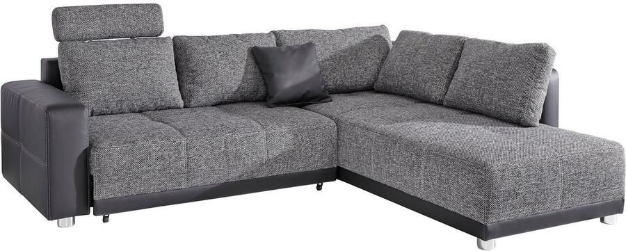 Jockenhöfer Gruppe Hoekbank Orlando L-vorm met slaapfunctie bedkist en binnenvering met 1 of 3 hoofdsteunen - Foto 15