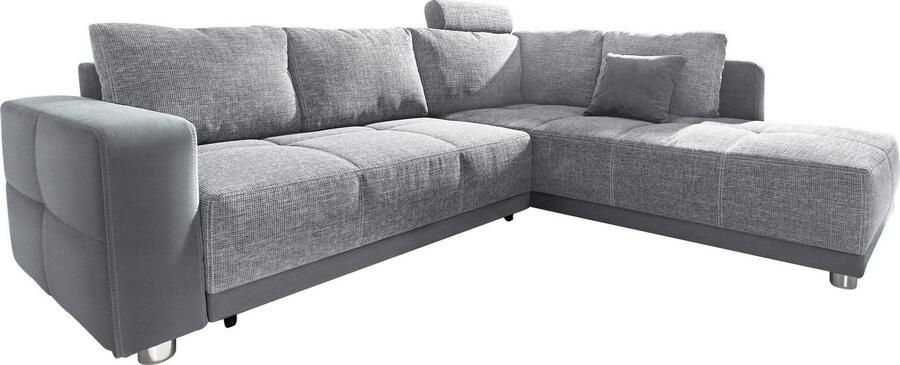 Jockenhöfer Gruppe Hoekbank Orlando L-vorm met slaapfunctie bedkist en binnenvering met 1 of 3 hoofdsteunen - Foto 5