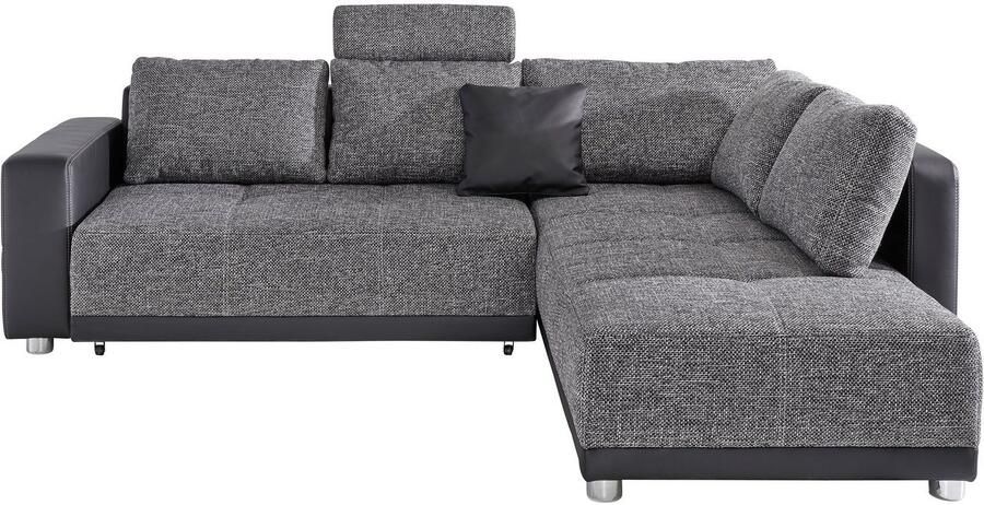 Jockenhöfer Gruppe Hoekbank Orlando L-vorm met slaapfunctie bedkist en binnenvering met 1 of 3 hoofdsteunen - Foto 13