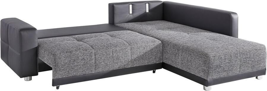 Jockenhöfer Gruppe Hoekbank Orlando L-vorm met slaapfunctie bedkist en binnenvering met 1 of 3 hoofdsteunen - Foto 17