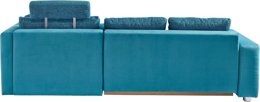 Jockenhöfer Gruppe Hoekbank Orlando L-vorm met slaapfunctie bedkist en binnenvering met 1 of 3 hoofdsteunen - Foto 16