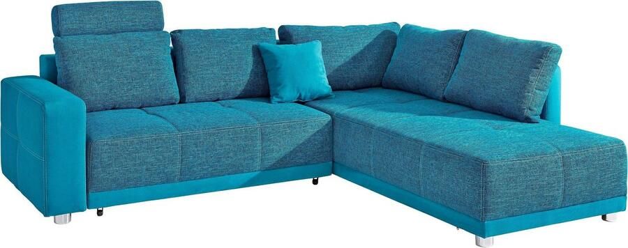 Jockenhöfer Gruppe Hoekbank Orlando L-vorm met slaapfunctie bedkist en binnenvering met 1 of 3 hoofdsteunen - Foto 14