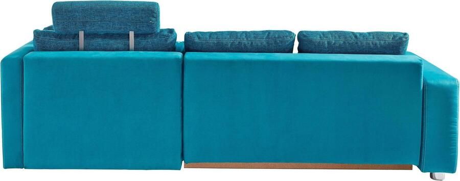 Jockenhöfer Gruppe Hoekbank Orlando L-vorm met slaapfunctie bedkist en binnenvering met 1 of 3 hoofdsteunen - Foto 15