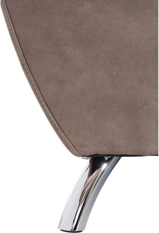 Jockenhöfer Gruppe Hoekbank San Francisco L-vorm met ingewerkte koudschuimmat en stiksels inclusief kussen - Foto 2